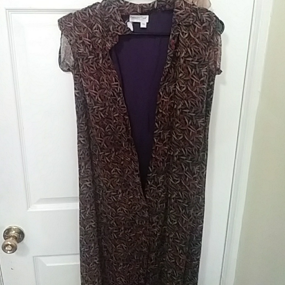 Coldwater creek button up vintage dress